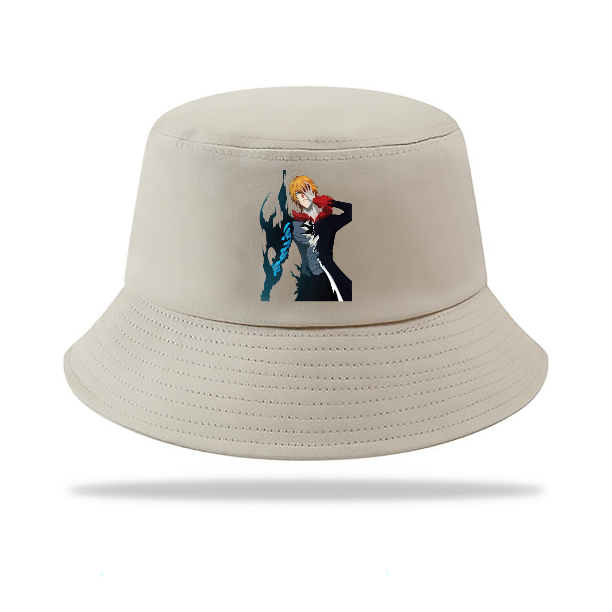 （画像用） ブリーチ 黒崎一護（くろさき いちご）BLEACH Kurosaki Ichigo アウトドア日除けバケットハット